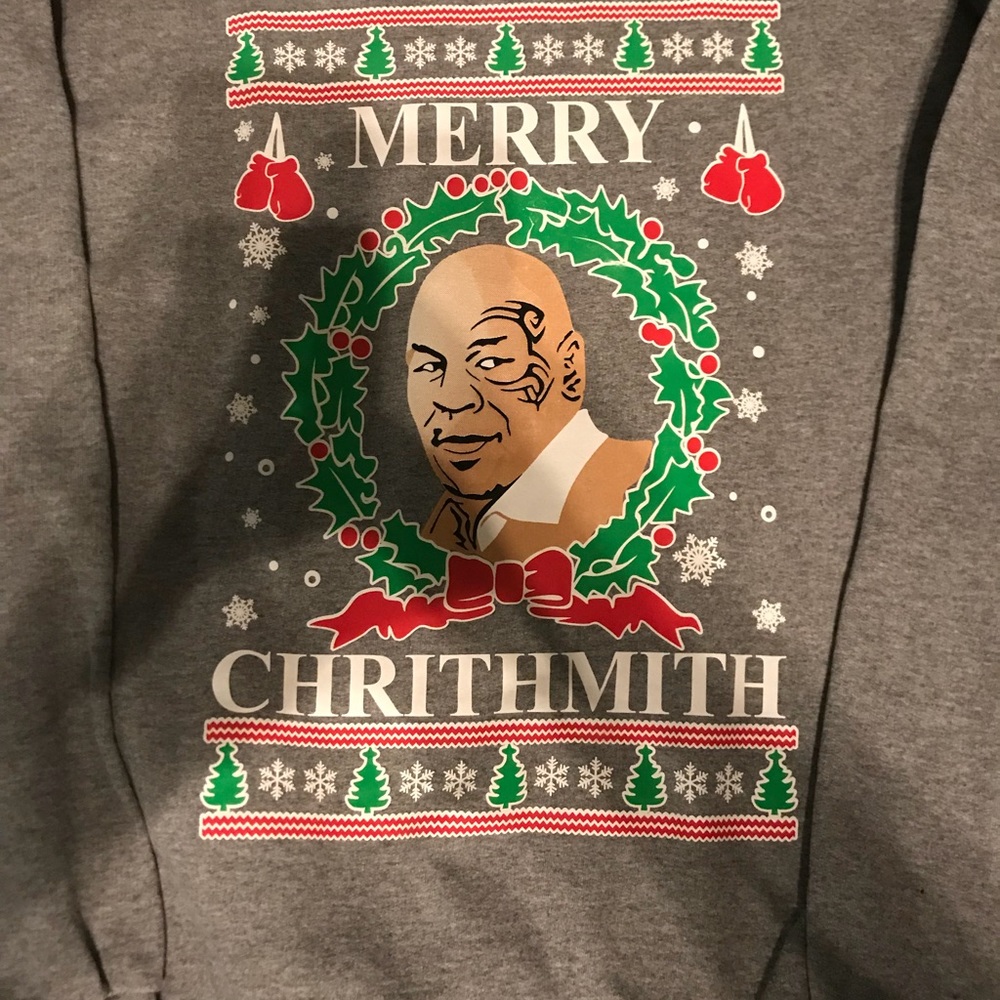 Mike Tyson Ugly Christmas Sweater
